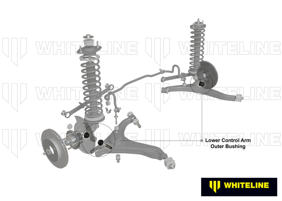 Rear Control Arm Lower - Outer Bushing Kit to Suit Holden Barina, Suzuki Cultus and Swift