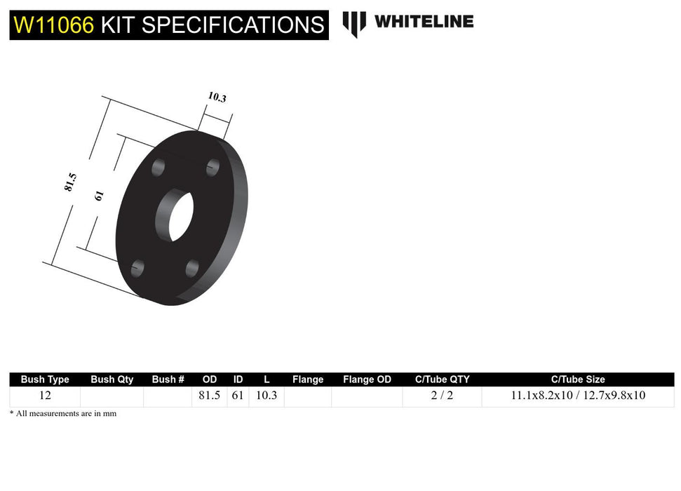 Front Steering Coupling - Bushing Kit to Suit Chrysler Valiant and Holden HQ-WB