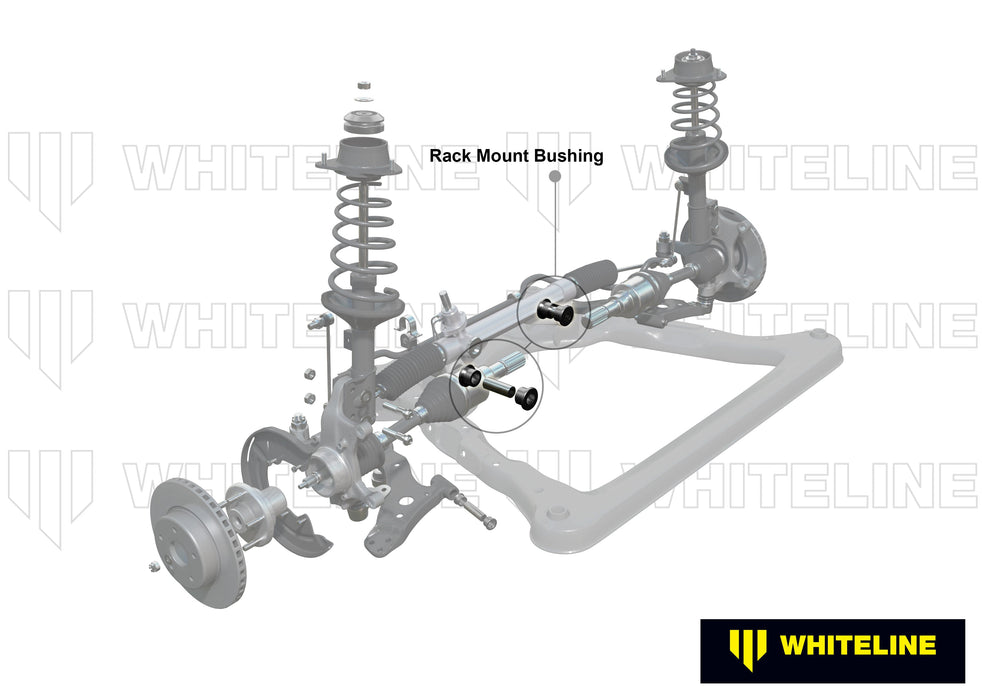 Front Steering Rack and Pinion - Mount Bushing Kit to Suit Toyota Camry, Avalon and Holden Apollo