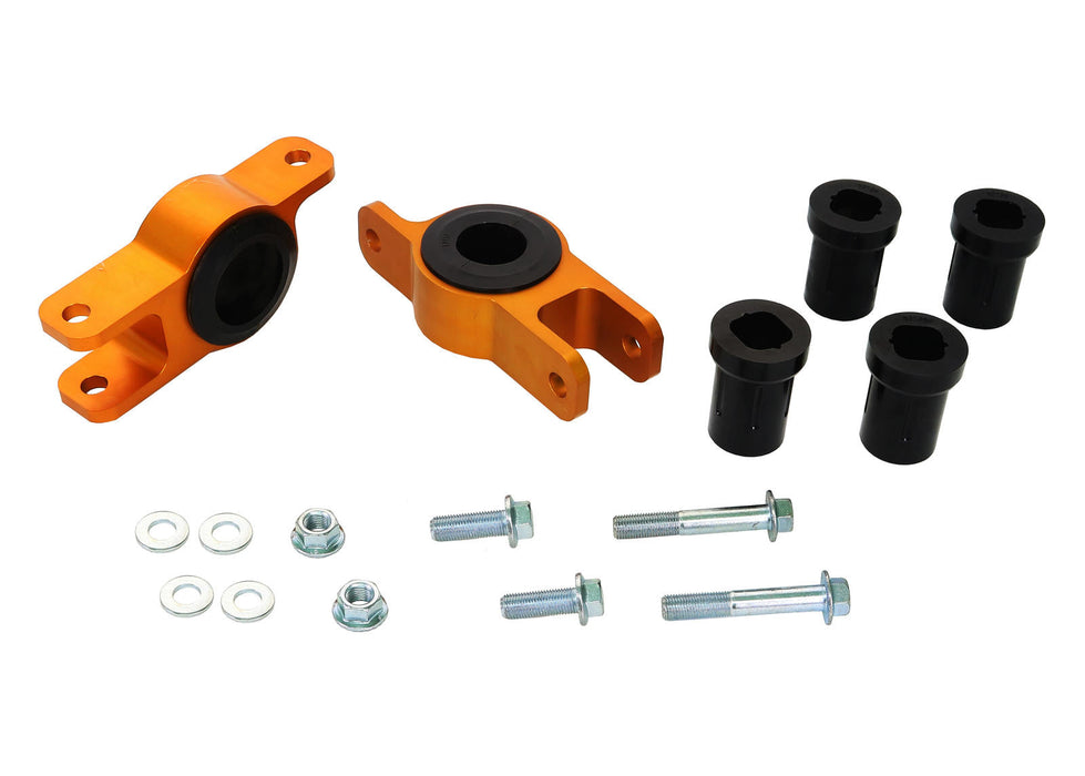 Front Control Arm Lower - Inner Rear Bushing Double Offset Kit to Suit Honda Civic X Gen FC, FK, FK8