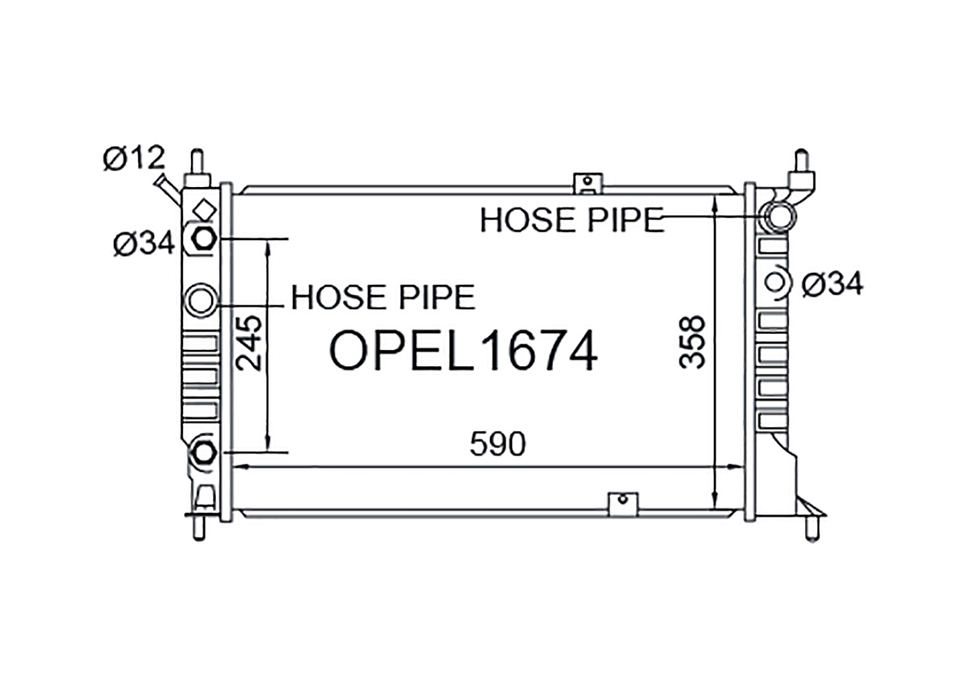 Holden / Opel Astra F [T92] Petrol 1991-1998 [Wide Core]