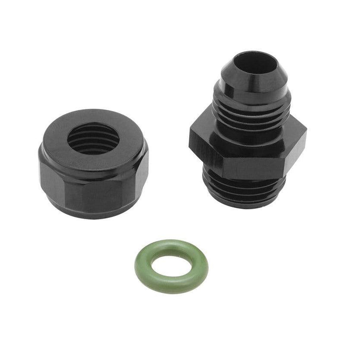 Proflow Barb End Adaptor, Suit 5/16'' Barb to AN6 Male, Black, Each