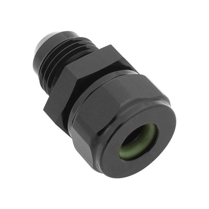 Proflow Barb End Adaptor, Suit 5/16'' Barb to AN6 Male, Black, Each