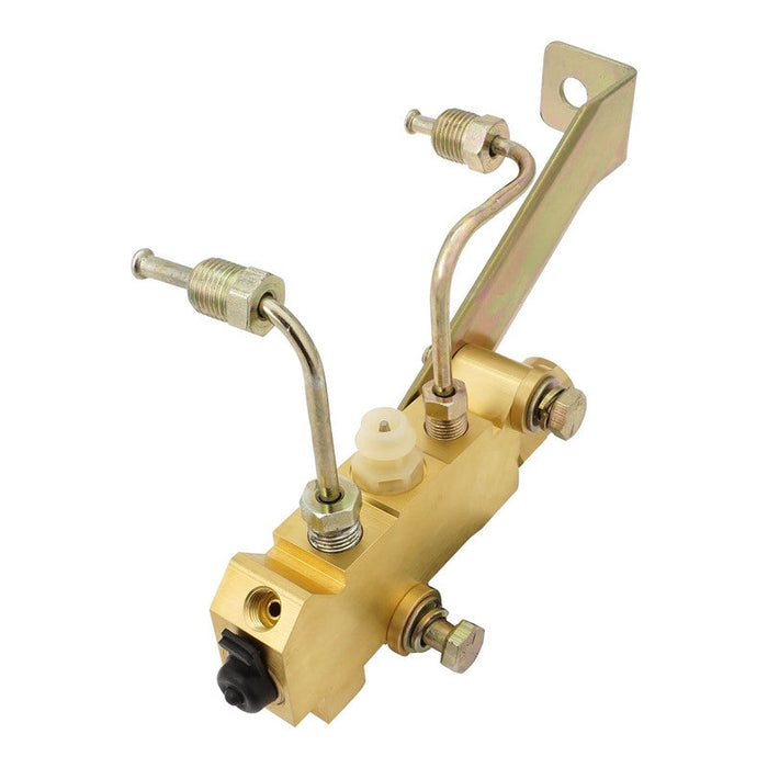 Proflow Brake Line Kit, Zinc 1/2in. to 1/2in. - 7/16in. to 9/16in. Master Cylinder to Proportioning Valve