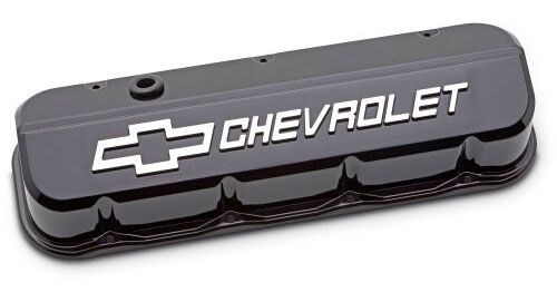 Die-Cast Aluminium Slant Edge Valve Covers, Liquid Black