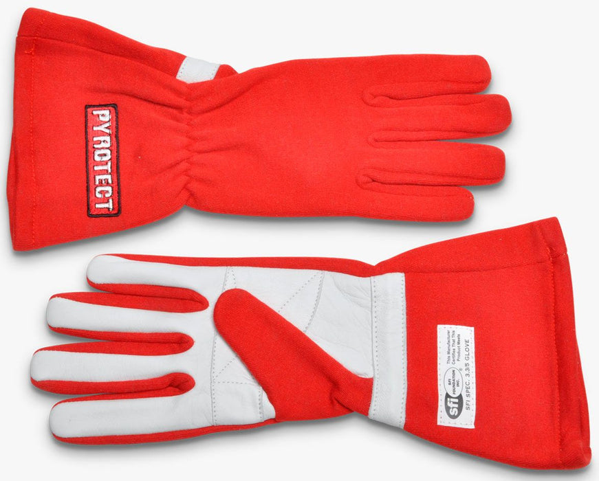 Sport 2-Layer SFI-5 Nomex Gloves, Red