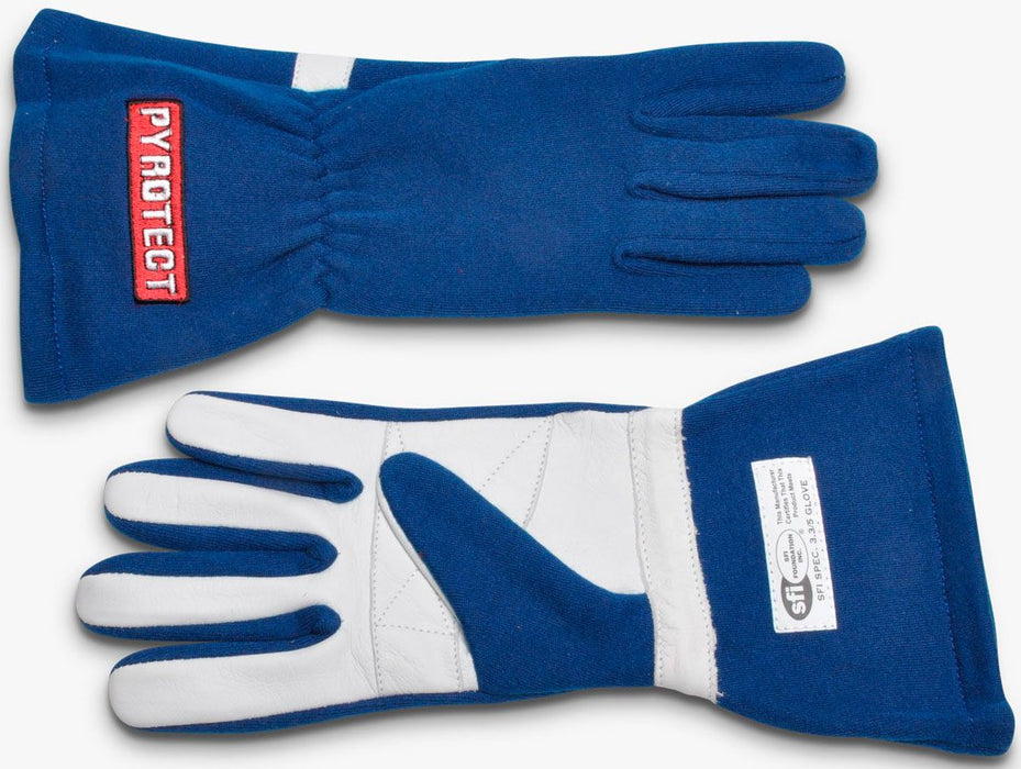 Sport 2-Layer SFI-5 Nomex Gloves, Blue