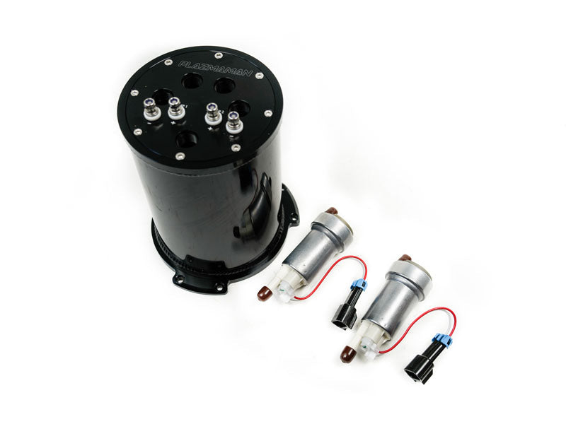 Plazmaman Raceworks Billet 2.8L Surge Tank â€“ incl x2 460 Walbros