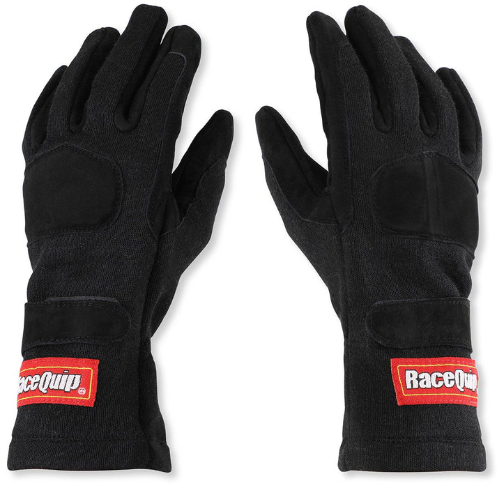 Racequip 355 Series SFI-5 Multi Layer Nomex Racing Gloves, Black (RQ355005RQP)