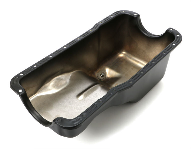 RTS Oil Pan Sump, Steel, Black Finish, Replacement, SB For Ford Falcon 289, 302 Windsor, Each