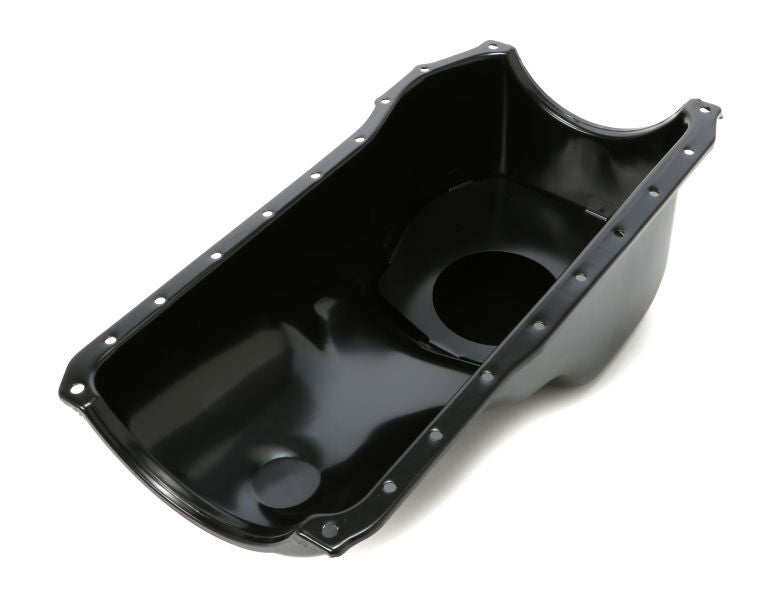 RTS Oil Pan Sump, Steel, Black Finish, Replacement, SB For Ford Falcon 302,351 Cleveland, Each