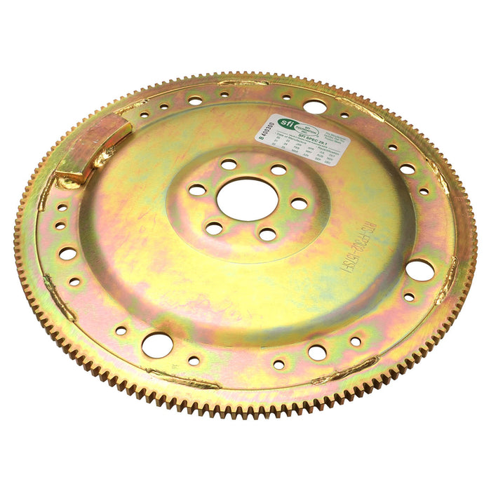 RTS Transmission Flexplate, SB Ford Windsor, Cleveland ,SFI 29.1, Gold Zinc, 157 Tooth - 28.2 oz/ External - 10.5 Converter Bolt Circle, Each