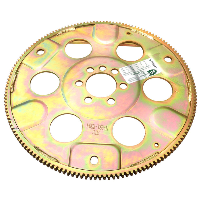 RTS Transmission Flexplate, Gold Zinc, SFI,  Late SB Chevrolet, 153 Tooth - External - 1-piece rear Main Seal Block, Each