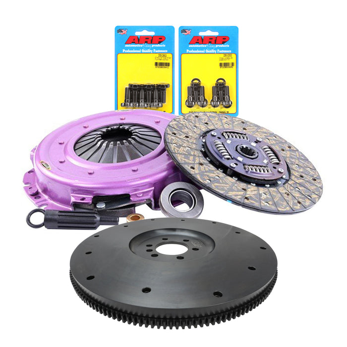 RTS Clutch & Billet Flywheel Assembly, Xtreme Clutch Kit, For GM, Chevrolet, V8, 10-Spline, 1 1/8 in. Diameter Shaft, 11 in. Diameter Disc, Kit