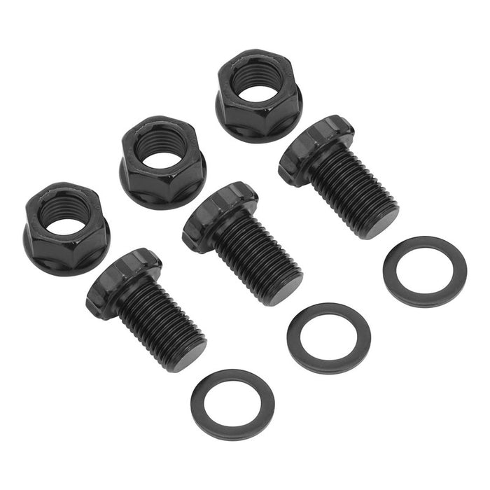 RTS/ARP 7/16UNF Torque Converter Bolt With Nut & Washer Kit, .725" UHL, 8740 Chromoly, Set Of 3