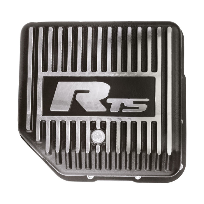 RTS Transmission Pan, Deep, Aluminium, Finned Black Powdercoat, GM, TH350, Kit