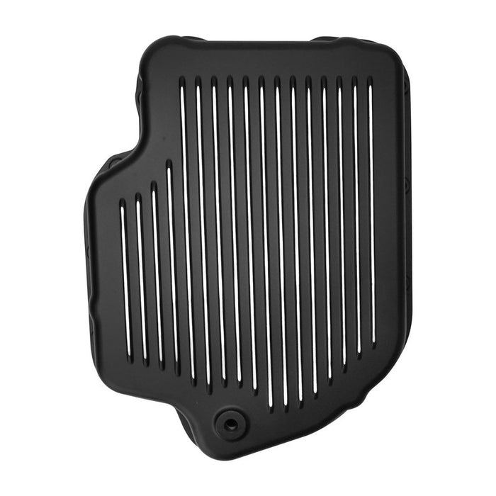 RTS Transmission Pan, Extra Capacity, Cast Aluminium, Black, Machined Finned, Chev Holden TH400, Each