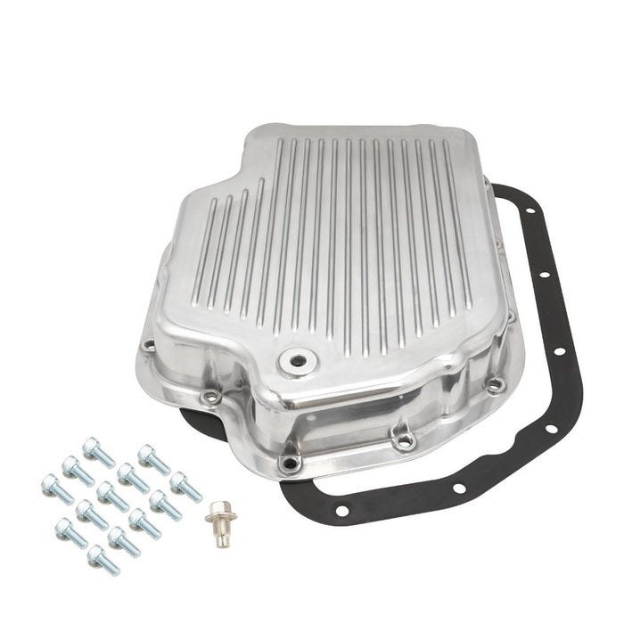 RTS Transmission Pan, Extra Depth, Aluminium, Polished, Finned, Chev For Holden TH400, Each