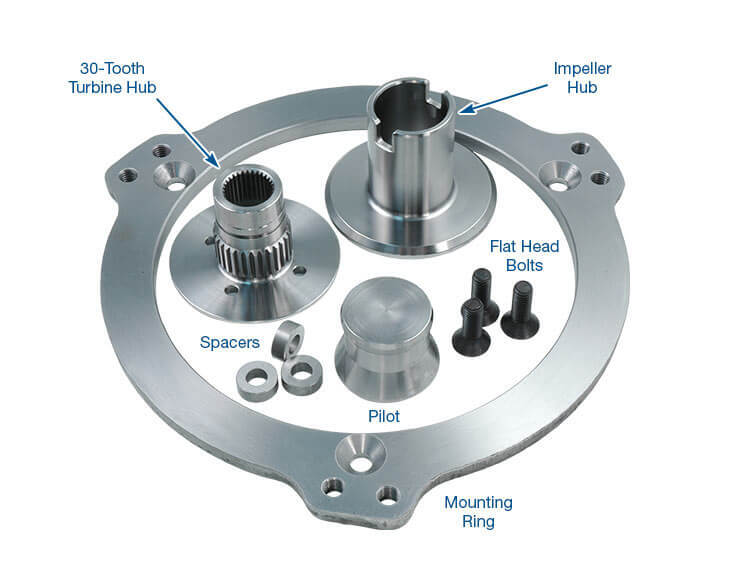 RTS Bandit Plus 10'' High Stall Torque Converter & Flexplate Package, Lockup, GM LS 4L60E/4L65E, Chev/Holden Commodore, 2800-3200, 650HP, Kit