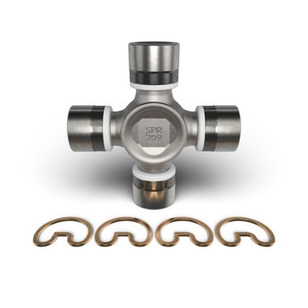 RTS OE, Spicer, 5-1410XP Non Greaseable Universal Joint, Life Plus Series, Spicer 1410 Style, 4 Plain Caps, 1.188 in. Cap Diameter, 4.187 in. Width,