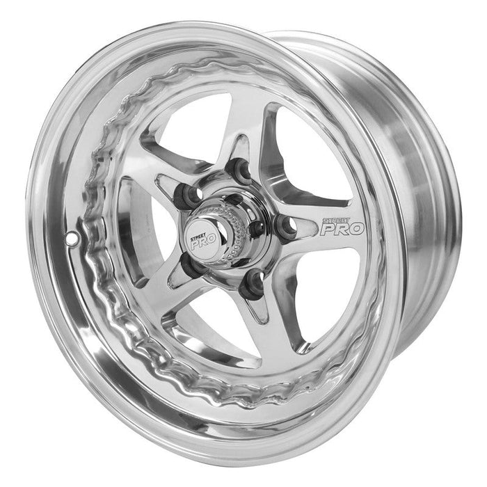 Street Pro ll Convo Pro Wheel Polished 15x8.5' For Holden For Chevrolet Bolt Circle 5 x 4.75'' (6) 5.0'' Back Space