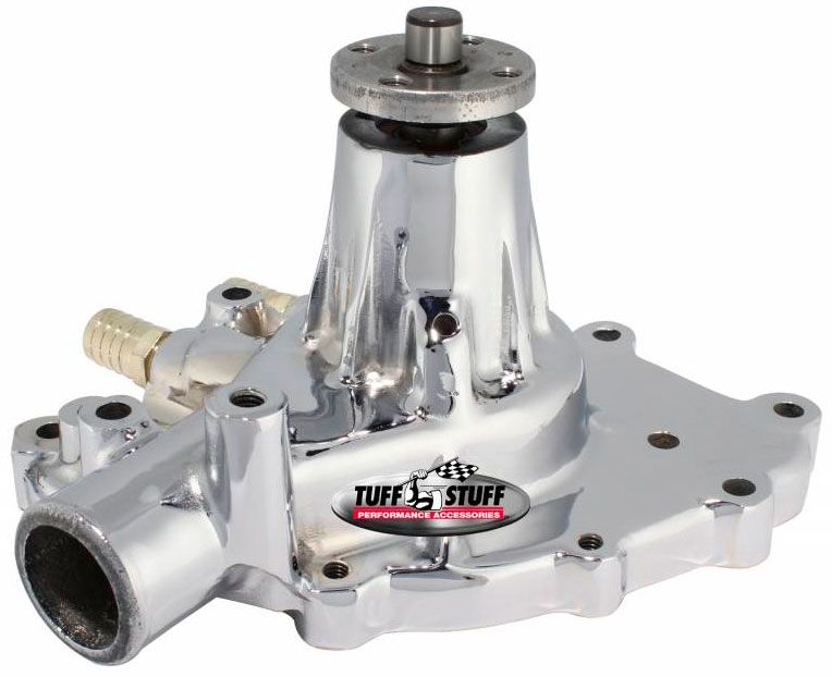 Platnum Mechanical Water Pump, 5.437" Height, 5/8" Pilot, Chrome