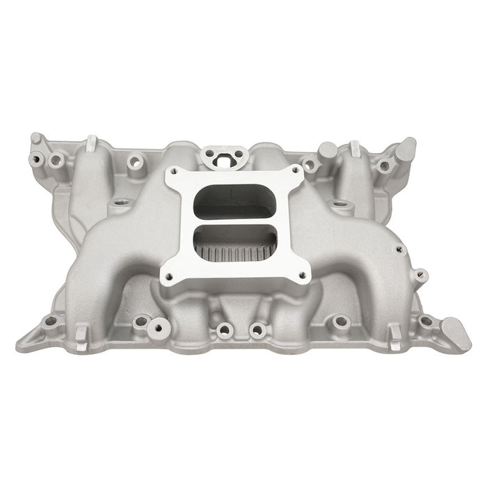 VPW Intake Manifold, SB Ford 302, 351 Cleveland, Low Dual Plane, Aluminium, Square Bore, Natural, Each