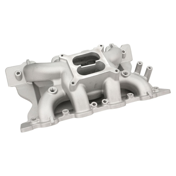 VPW Intake Manifold, SB Ford 302, 351 Cleveland, Dual Plane, Aluminium, Square Bore, Natural, Each