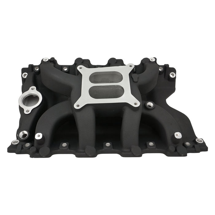 VPW Intake Manifold Dual Plane, For Holden Commodore V8 253, 304, 308, VN Heads, Aluminium, Black, Square Bore