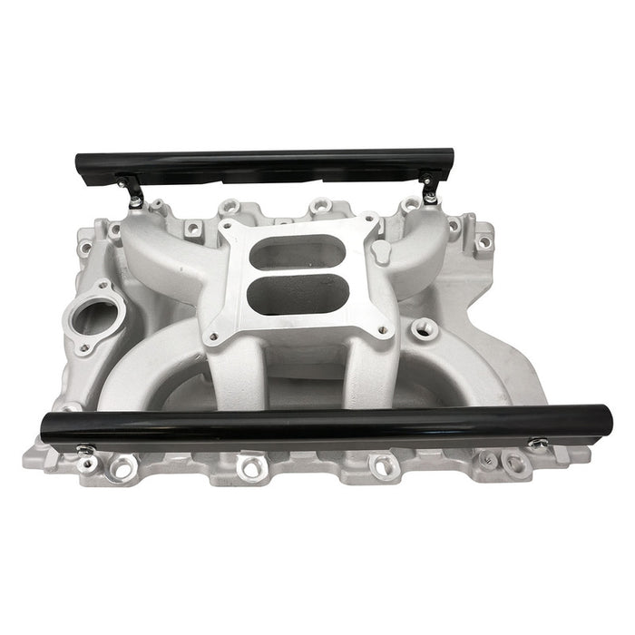 VPW Intake Manifold EFI, Dual Plane, Holden Commodore V8 253, 304, 308, VN Heads, Aluminium, Square Bore with Fuel Rails, Kit