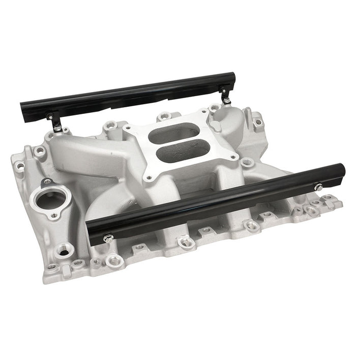 VPW Intake Manifold EFI, Dual Plane, Holden Commodore V8 253, 304, 308, VN Heads, Aluminium, Square Bore with Fuel Rails, Kit