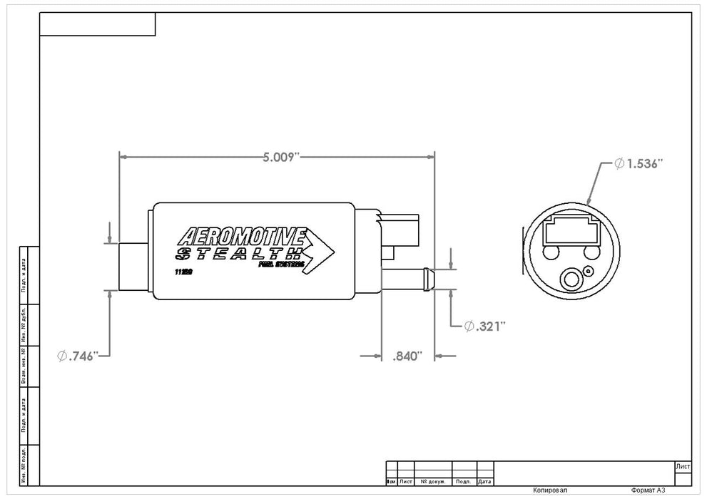 Aeromotive Stealth Electric Fuel Pumps 11569