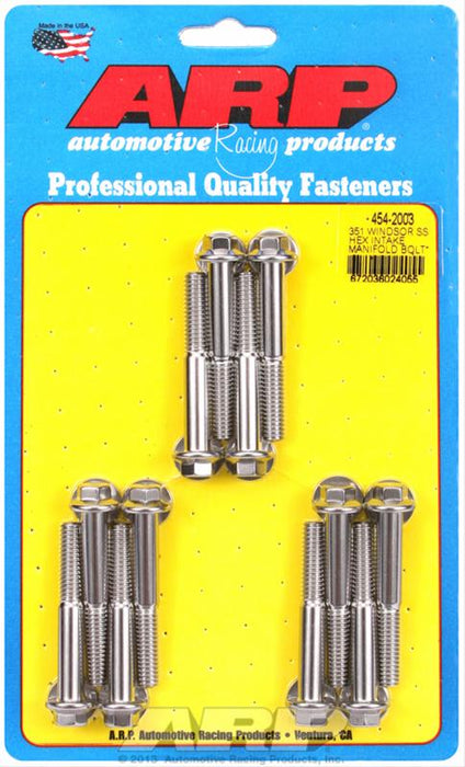 ARP Stainless Steel Intake Manifold Bolt Kits 454-2003