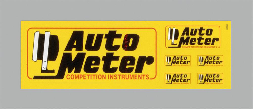 AutoMeter Contingency Logo Decals 0208