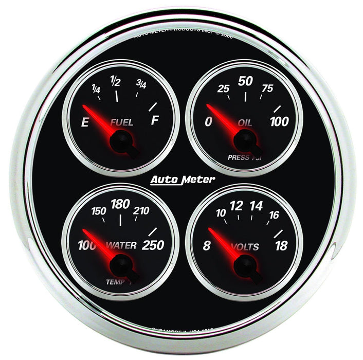 AutoMeter Designer Black II Analog Gauge Kits 1211