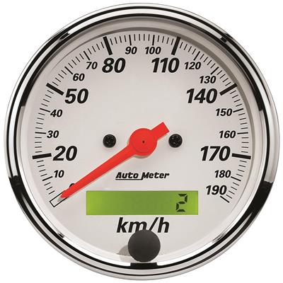 AutoMeter Arctic White Analog Gauge Kits 1302-M