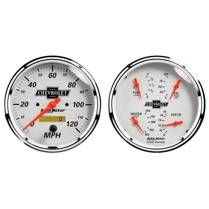 AutoMeter Chevy Vintage Analog Gauge Kits 1303-00408