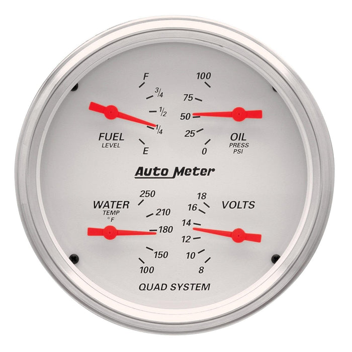 AutoMeter Arctic White Analog Gauge Kits 1303