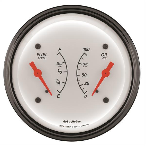 AutoMeter Arctic White Analog Gauge Kits 1324