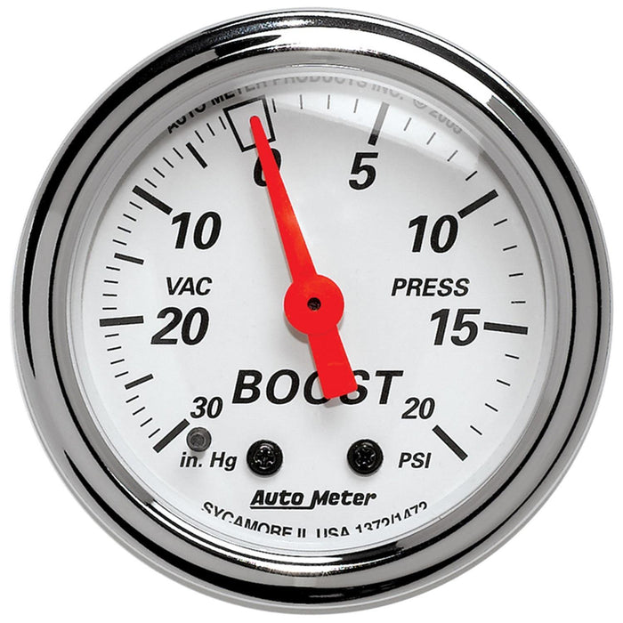 AutoMeter Arctic White Analog Gauges 1372