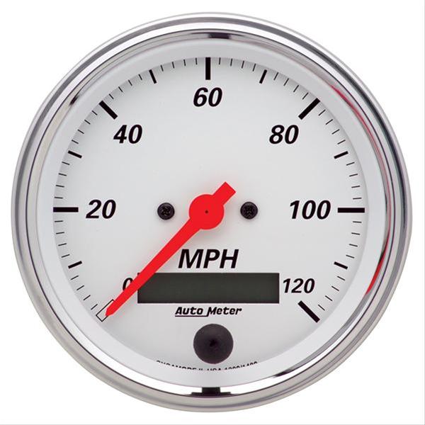 AutoMeter Arctic White Speedometers 1380