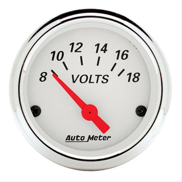 AutoMeter Arctic White Analog Gauges 1391