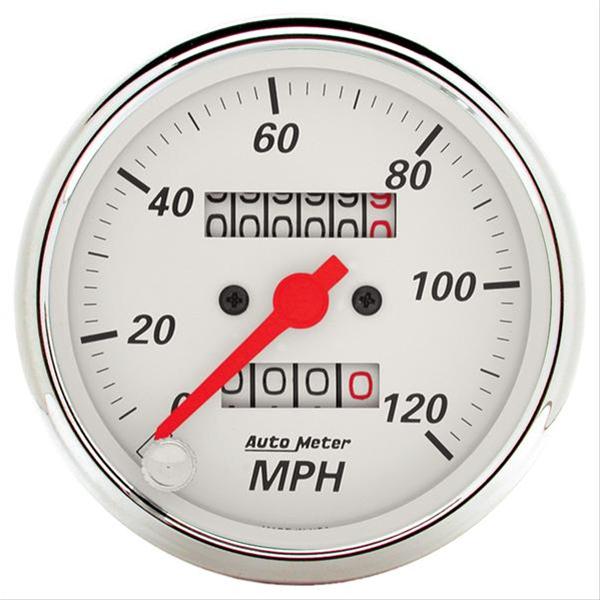 AutoMeter Arctic White Speedometers 1396