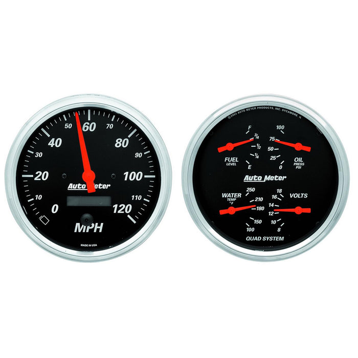 AutoMeter Designer Black Series Analog Gauge Kits 1403