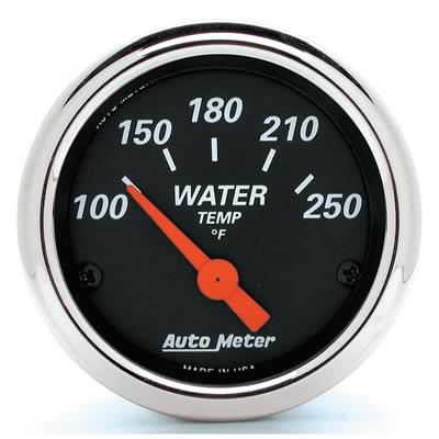 AutoMeter Designer Black Analog Gauges 1436