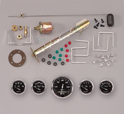 AutoMeter Old Tyme Black Series Analog Gauge Kits 1709