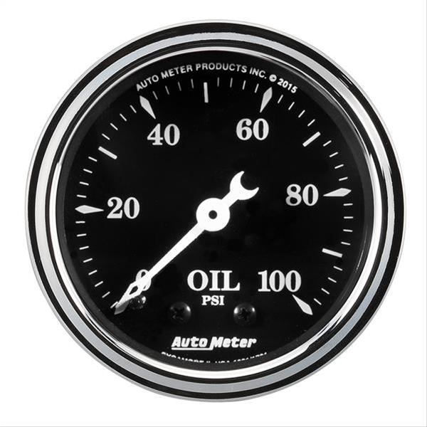 AutoMeter Old Tyme Black Series Analog Gauges 1721