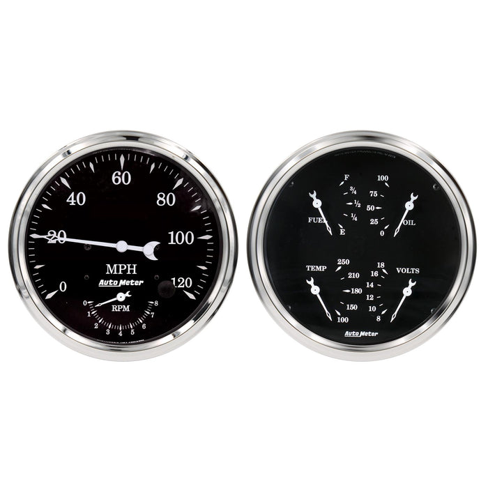 AutoMeter Old Tyme Black Series Analog Gauge Kits 1752