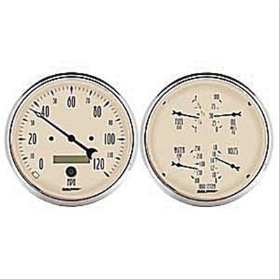 AutoMeter Antique Beige Analog Gauge Kits 1803