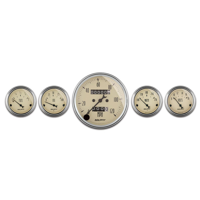 AutoMeter Antique Beige Analog Gauge Kits 1808